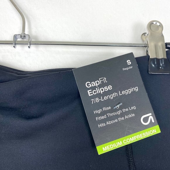 GapFit Eclipse 7/8 High Rise Leggings Black - Picture 4 of 5